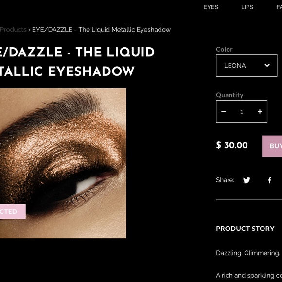 JOSÉPHINE Cosmetics "Leona" liquid eyeshadow - Picture 5 of 6